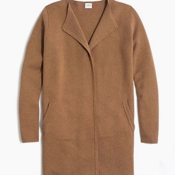 J. Crew Vanessa long sweater jacket size Large - Picture 1 of 9